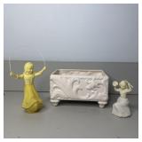 (2) Vintage Avon Cologne Bottles & Ceramic