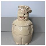10" Vintage Ceramic Whimsical Chef Cookie Jar