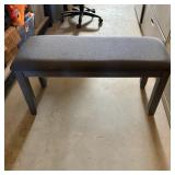 37" Gray Bench