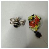 Bee Broch & Maryland Pin