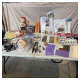 Table Lot 23- Party Decor, Gift Bags, Butt Out 2,