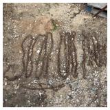 (7) Assorted Chains & Hooks