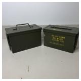(2) 840 Cartridges Ammo Cans