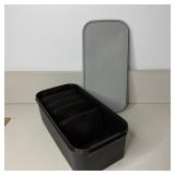 TUPPERWARE MEMORY MATES STORAGE CONTAINER W/
