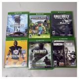 (6) XBOX ONE GAMES- Star Wars Battlefront,