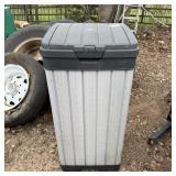 #2-Keter Rockford Resin Outdoor Trash Can