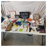 Table Lot 492- Home Decor, Table Runner, Kids