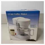 New 4 Cup Coffee Maker