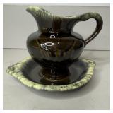 Vintage Hull Pottery Americana Eagle Pitcher and