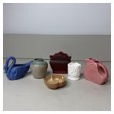 Miniature Vases/Planters, Toothpick Holder-