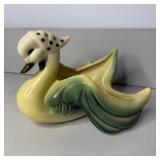Vintage Hull Pottery 7" Duck Planter: Mid-Century