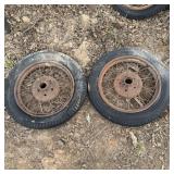 (2) Ford Model A 21-inch Wire Spoke Wheel Rim