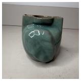 Vintage 5" MCM Abstract Glazed Pottery Vase