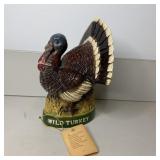 10" Vintage Wild Turkey Ceramic Decanter No-6
