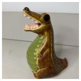 7" Vintage Ceramic Alligator Crocodile Figure