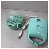 Nostalgia Mini Sandwich Cooker & Electric Egg