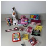Assorted Kids toys- Olaf Plush, McDonalds Toys,