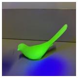 Fenton Bird of Happiness Uranium Glass Bird