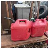 (2) 5 Gal. Gas Cans
