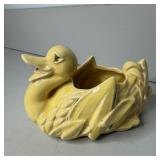 Vintage McCoy Pottery Yellow Duck Planter
