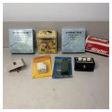 Table Lot- Smoke Alarms, Electrical Box, Slater