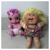 Cabbage Patch Kids doll & My Little Pony Figure