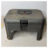 Rubbermaid Roughneck Step Stool Toolbox Black