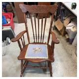Needlepoint Rocking Chair
