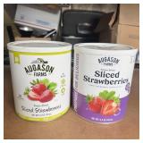 (2) Sealed Augason Farms Freeze-Dried Sliced