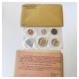 United States Mint 1964 P.C. Proof 5 Coin Set