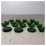 (25) Assorted Vintage Anchor Hocking Forest