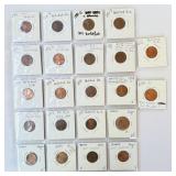 (22) Error Pennies 1991-2004