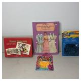 Kiddie Christmas Lace-Up Cards, Antique Fashion