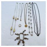 Assorted Costume Jewelry- Necklaces, Charm