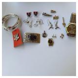 Assorted Jewelry/Pins- Humming Bird Earrings,
