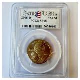 2005-D SAC$1 PCGS SP68 SACAGAWEA NATIVE AMERICAN