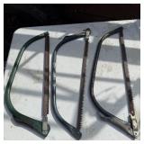 (3) Bow Saws
