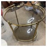 French Glass Bar Cart