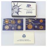 1999 Untied States Mint Proof Set