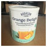 Sealed Augason Farms Orange Delight Drink Mix in