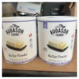 (2) Sealed Augason Farms Butter Powder 36oz