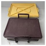 Lot 3- (2) Vintage Tupperware Containers