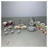 Rose Dishes & Tea Sets- 1992 Roy Kirkham Bone