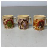 (3) 1978 KILN CRAFT MUGS ENGLAND JIM HENSON- MISS