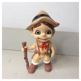 Atlantic Mold 10" Cub Scout Smiling Boy Ceramic