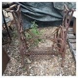 Antique Cast Iron Treadle Sewing Machine Base