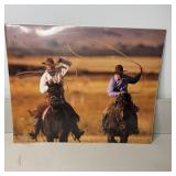 20x16 New Art Sale! Western Cowboy Rodeo Roundup