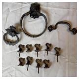 Amerock Carriage House Gold tone Scroll Round