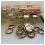 (24) Assorted Kerr Jars & Lids