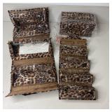 (4) New JM New York Lepard Better Beauty Cases